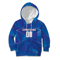 Cayman Islands Basketball Custom Kid Hoodie Sea Turtle Sporty Style