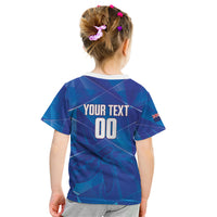 Cayman Islands Basketball Custom Kid T Shirt Sea Turtle Sporty Style