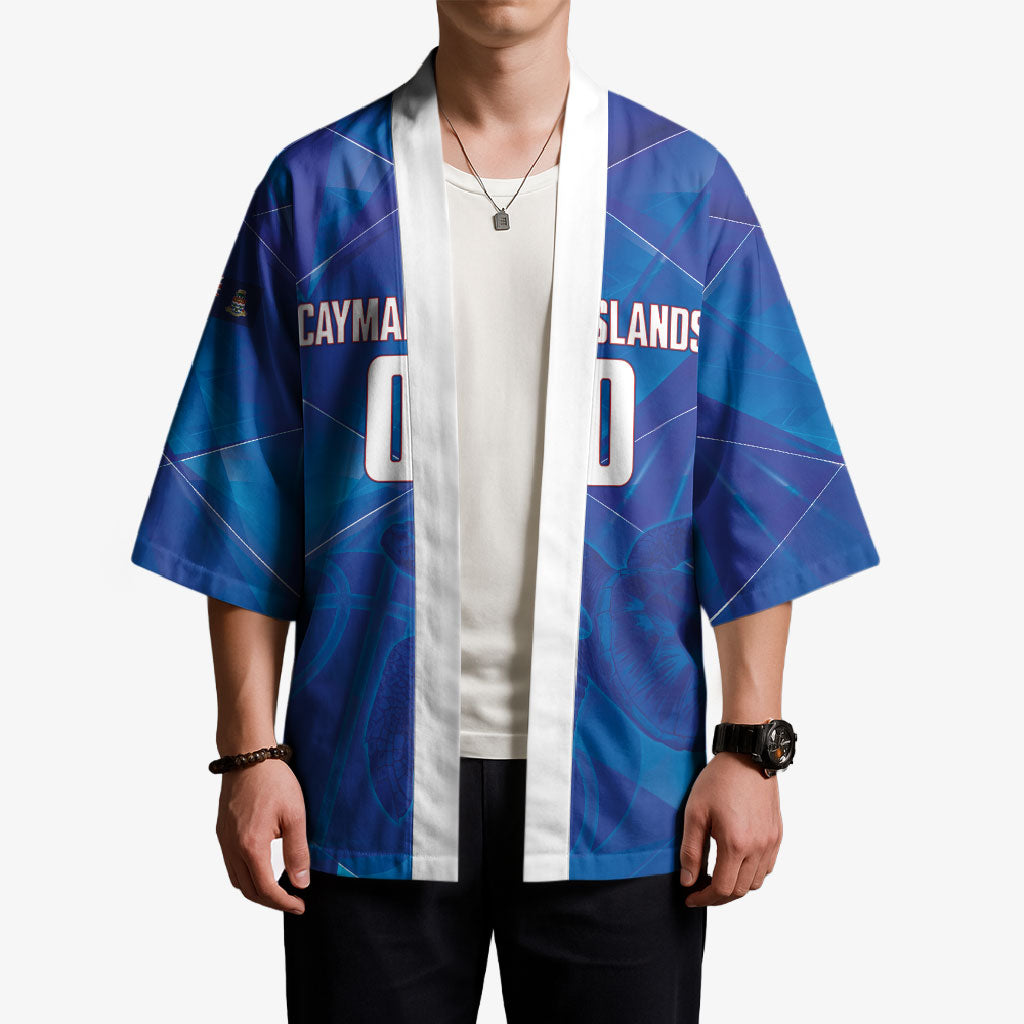 Cayman Islands Basketball Custom Kimono Sea Turtle Sporty Style