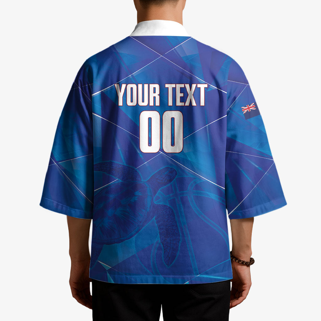 Cayman Islands Basketball Custom Kimono Sea Turtle Sporty Style