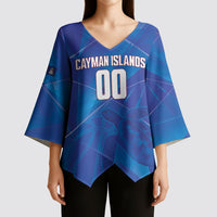 Cayman Islands Basketball Custom Kimono Sleeve Blouse Sea Turtle Sporty Style