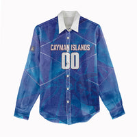 Cayman Islands Basketball Custom Women Casual Shirt Sea Turtle Sporty Style