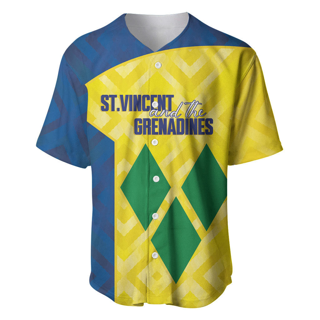 Saint Vincent and the Grenadines Basketball Custom Baseball Jersey Sporty Style