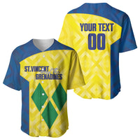 Saint Vincent and the Grenadines Basketball Custom Baseball Jersey Sporty Style