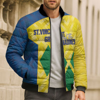 Saint Vincent and the Grenadines Basketball Custom Bomber Puffer Jacket Sporty Style