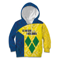 Saint Vincent and the Grenadines Basketball Custom Kid Hoodie Sporty Style