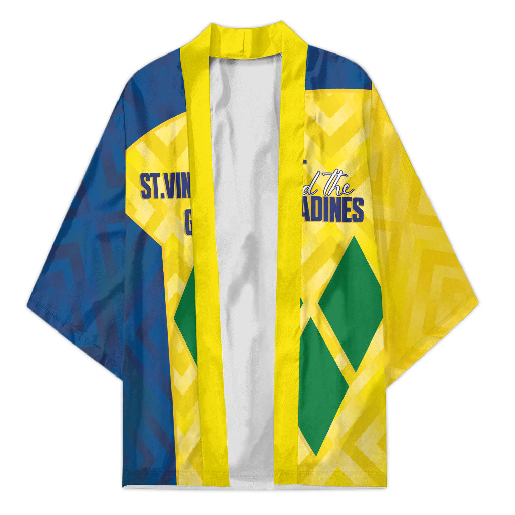 Saint Vincent and the Grenadines Basketball Custom Kimono Sporty Style