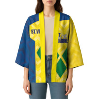 Saint Vincent and the Grenadines Basketball Custom Kimono Sporty Style