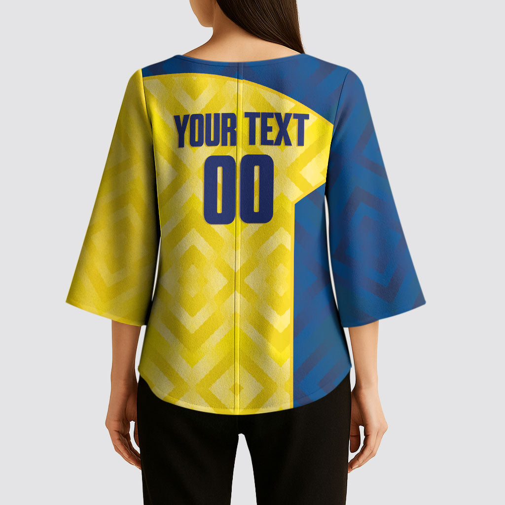 Saint Vincent and the Grenadines Basketball Custom Kimono Sleeve Blouse Sporty Style