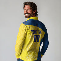 Saint Vincent and the Grenadines Basketball Custom Long Sleeve Polo Shirt Sporty Style