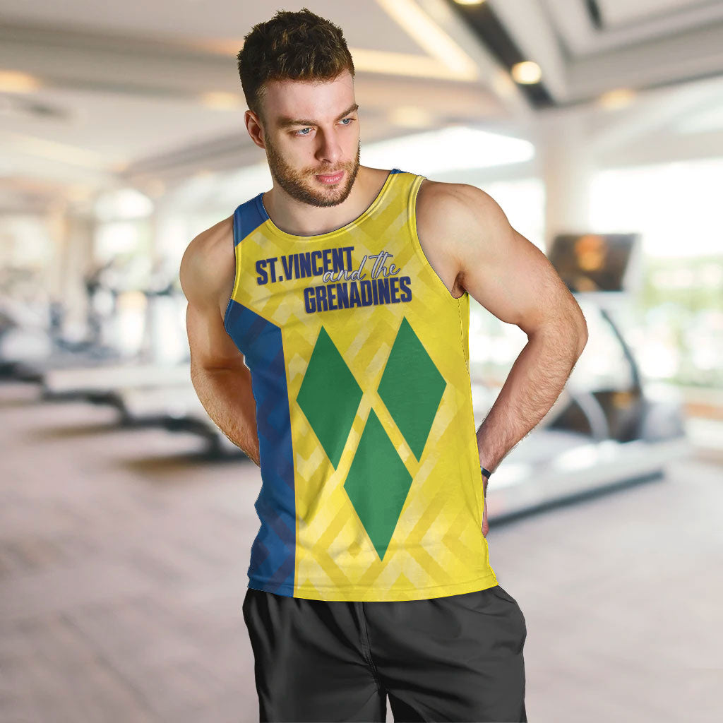 Saint Vincent and the Grenadines Basketball Custom Men Tank Top Sporty Style