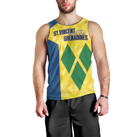 Saint Vincent and the Grenadines Basketball Custom Men Tank Top Sporty Style