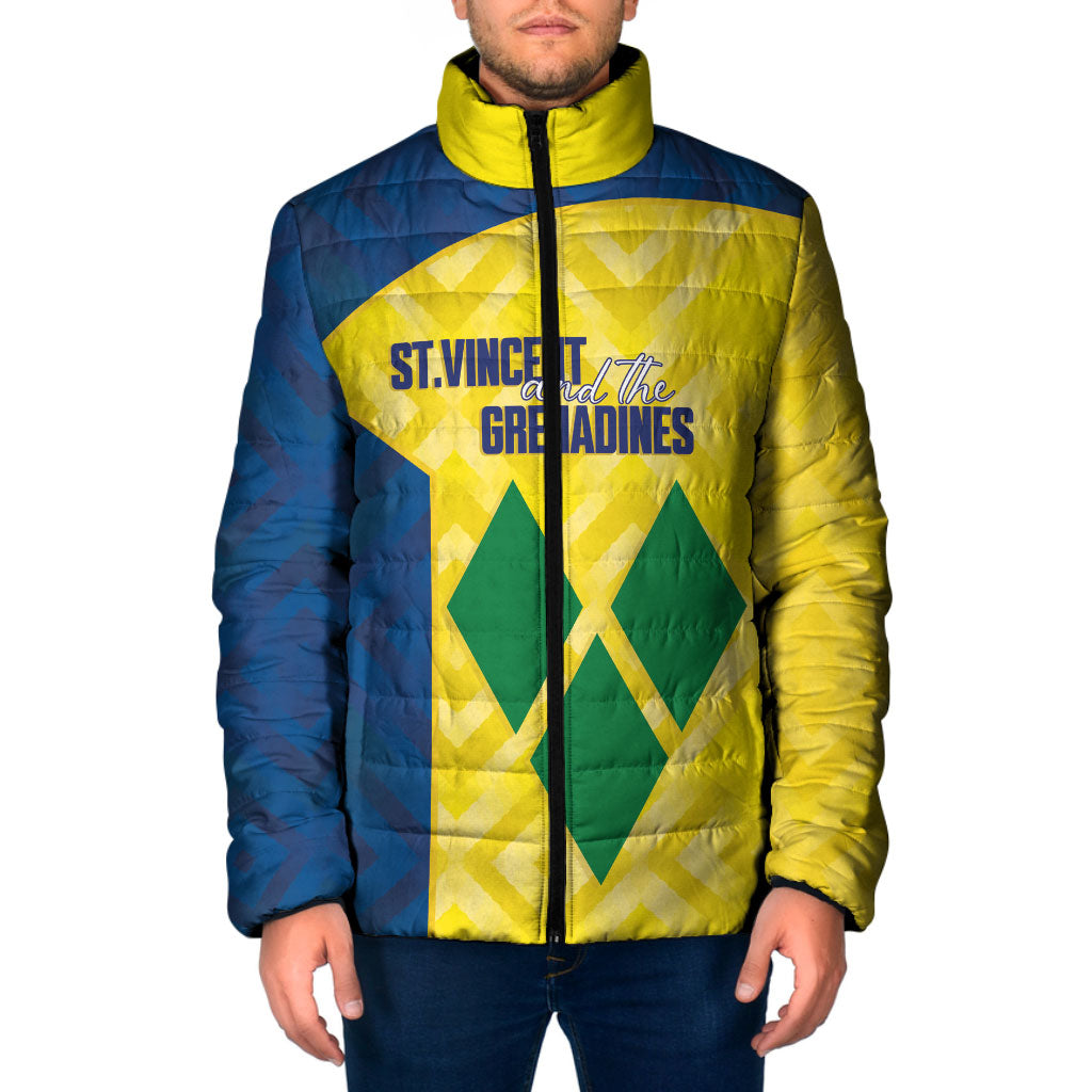 Saint Vincent and the Grenadines Basketball Custom Padded Jacket Sporty Style