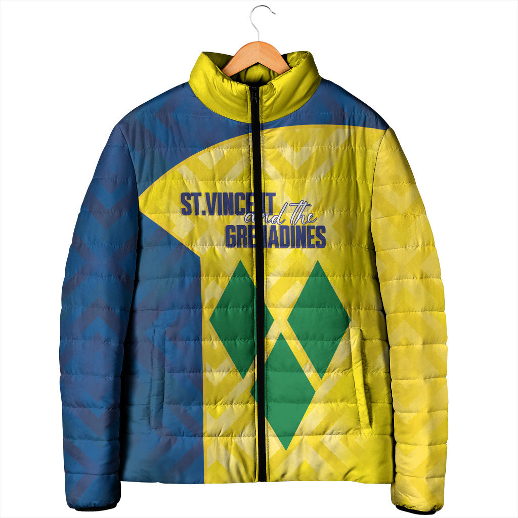 Saint Vincent and the Grenadines Basketball Custom Padded Jacket Sporty Style