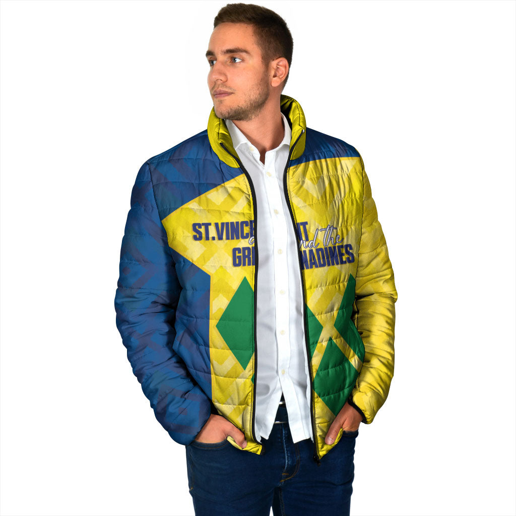 Saint Vincent and the Grenadines Basketball Custom Padded Jacket Sporty Style