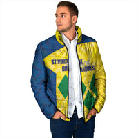 Saint Vincent and the Grenadines Basketball Custom Padded Jacket Sporty Style