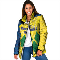 Saint Vincent and the Grenadines Basketball Custom Padded Jacket Sporty Style