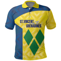 Saint Vincent and the Grenadines Basketball Custom Polo Shirt Sporty Style
