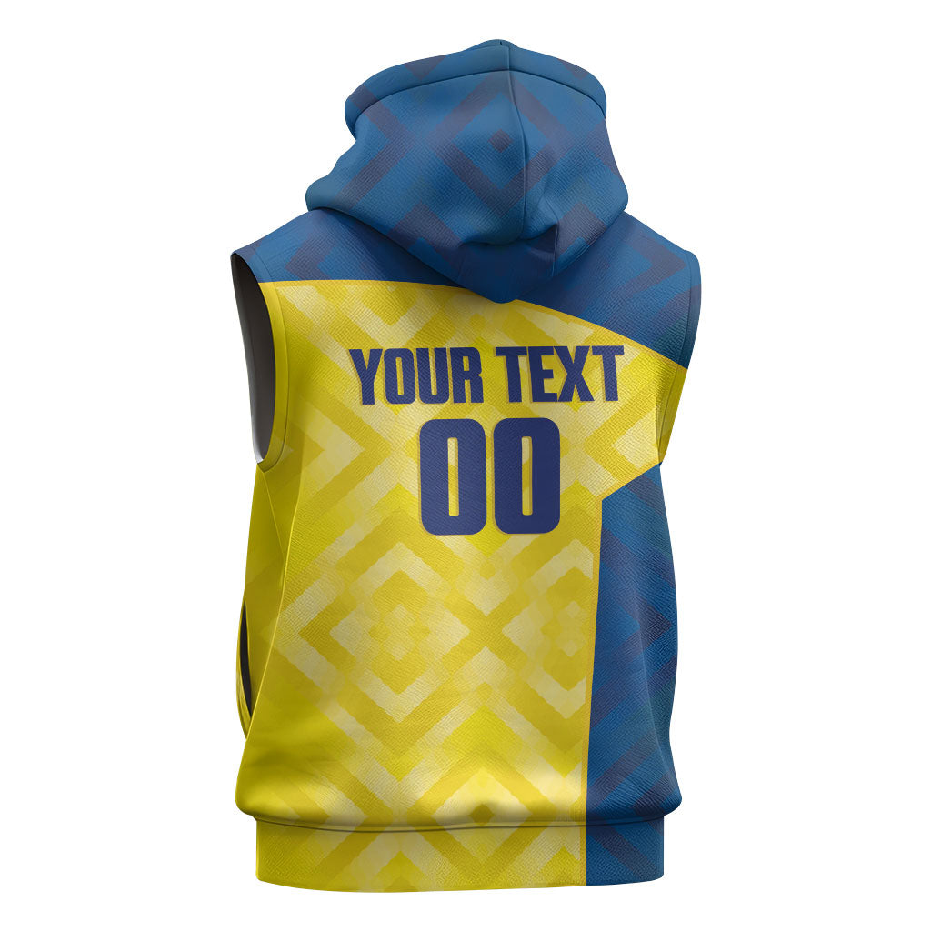 Saint Vincent and the Grenadines Basketball Custom Sleeveless Hoodie Sporty Style