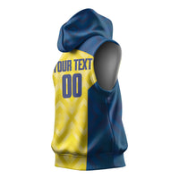 Saint Vincent and the Grenadines Basketball Custom Sleeveless Hoodie Sporty Style