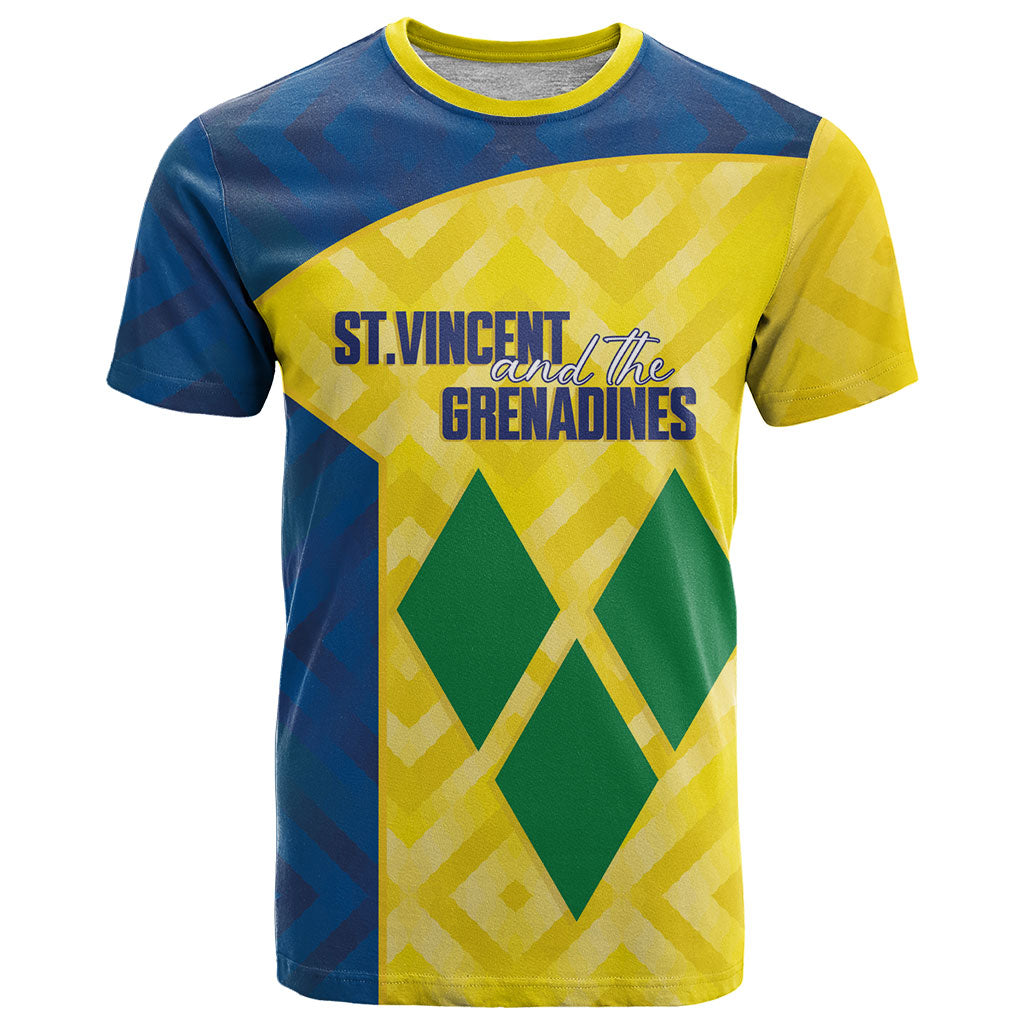 Saint Vincent and the Grenadines Basketball Custom T Shirt Sporty Style