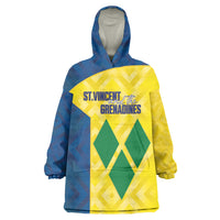 Saint Vincent and the Grenadines Basketball Custom Wearable Blanket Hoodie Sporty Style
