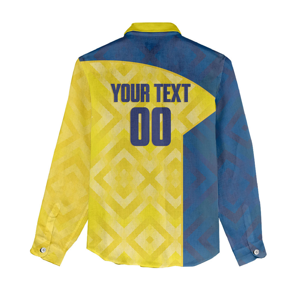 Saint Vincent and the Grenadines Basketball Custom Women Casual Shirt Sporty Style