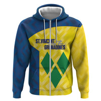 Saint Vincent and the Grenadines Basketball Custom Zip Hoodie Sporty Style