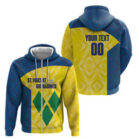 Saint Vincent and the Grenadines Basketball Custom Zip Hoodie Sporty Style