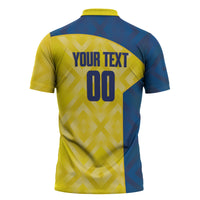 Saint Vincent and the Grenadines Basketball Custom Zipper Polo Shirt Sporty Style