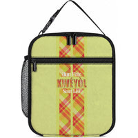 Bon Fete Kweyol Sent Lisi Lunch Bag Saint Lucia Creole Day Madras Motifs Yellow