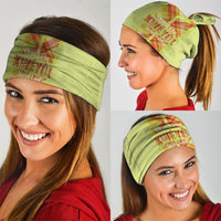 Bon Fete Kweyol Sent Lisi Neck Gaiter Saint Lucia Creole Day Madras Motifs Yellow