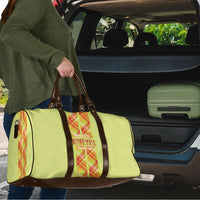 Bon Fete Kweyol Sent Lisi Travel Bag Saint Lucia Creole Day Madras Motifs Yellow