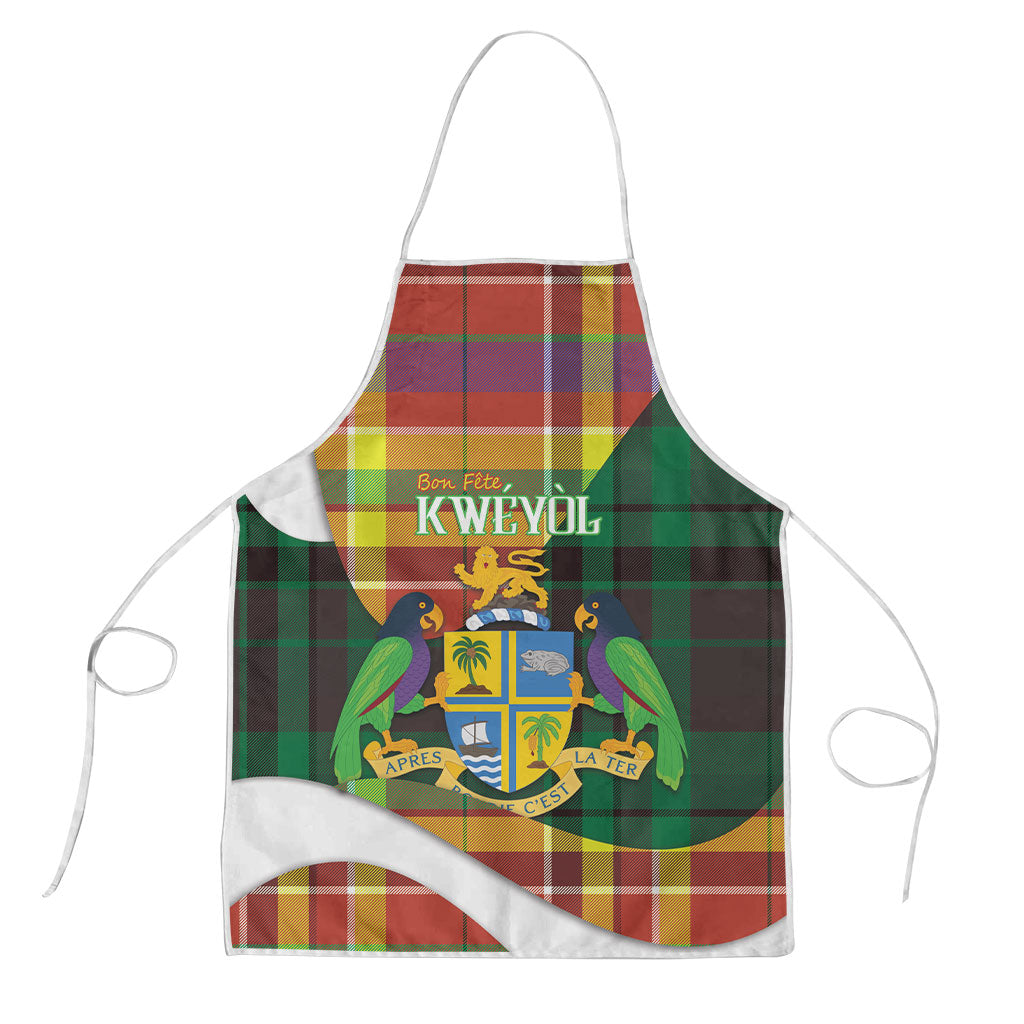 Bon Fete Kweyol Dominica Apron Creole Day Coat Of Arms Madras Motifs