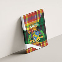 Bon Fete Kweyol Dominica Canvas Wall Art Creole Day Coat Of Arms Madras Motifs