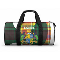 Bon Fete Kweyol Dominica Duffle Bag Creole Day Coat Of Arms Madras Motifs