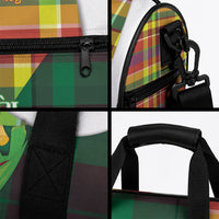 Bon Fete Kweyol Dominica Duffle Bag Creole Day Coat Of Arms Madras Motifs