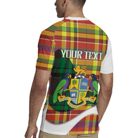 Personalized Bon Fete Kweyol Dominica Rugby Jersey Creole Day Coat Of Arms Madras Motifs