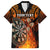 Personalised Polynesian Darts Kid Hawaiian Shirt Fire Burning With Tribal Tattoo - Wonder Print Shop