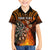 Personalised Polynesian Darts Kid Hawaiian Shirt Fire Burning With Tribal Tattoo - Wonder Print Shop
