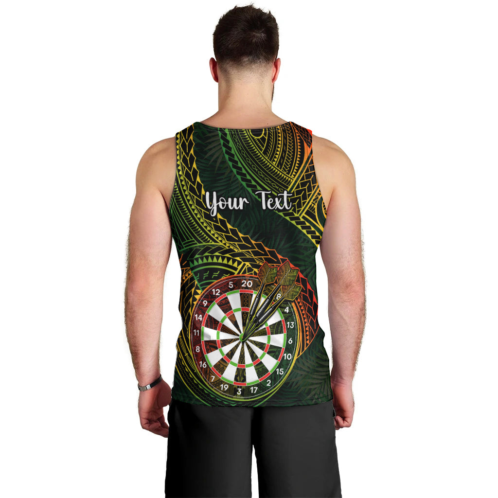 personalised-polynesian-darts-men-tank-top-dart-lovers-tribal-pattern-mix-tropical-leaves
