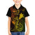 Hawaii Family Matching Puletasi Dress and Hawaiian Shirt Fish Hook Tattoo Mix Polynesian Plumeria Reggae Version - Wonder Print Shop