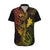 Hawaii Hawaiian Shirt Fish Hook Tattoo Mix Polynesian Plumeria Reggae Version - Wonder Print Shop