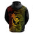 Hawaii Hoodie Fish Hook Tattoo Mix Polynesian Plumeria Reggae Version - Wonder Print Shop