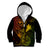 Hawaii Kid Hoodie Fish Hook Tattoo Mix Polynesian Plumeria Reggae Version - Wonder Print Shop