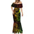 Hawaii Mermaid Dress Fish Hook Tattoo Mix Polynesian Plumeria Reggae Version - Wonder Print Shop
