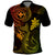 Hawaii Polo Shirt Fish Hook Tattoo Mix Polynesian Plumeria Reggae Version - Wonder Print Shop