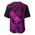 Hawaii Baseball Jersey Fish Hook Tattoo Mix Polynesian Plumeria Pink Version - Wonder Print Shop