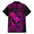 Hawaii Kid Hawaiian Shirt Fish Hook Tattoo Mix Polynesian Plumeria Pink Version - Wonder Print Shop