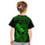 Hawaii Kid T Shirt Fish Hook Tattoo Mix Polynesian Plumeria Green Version - Wonder Print Shop